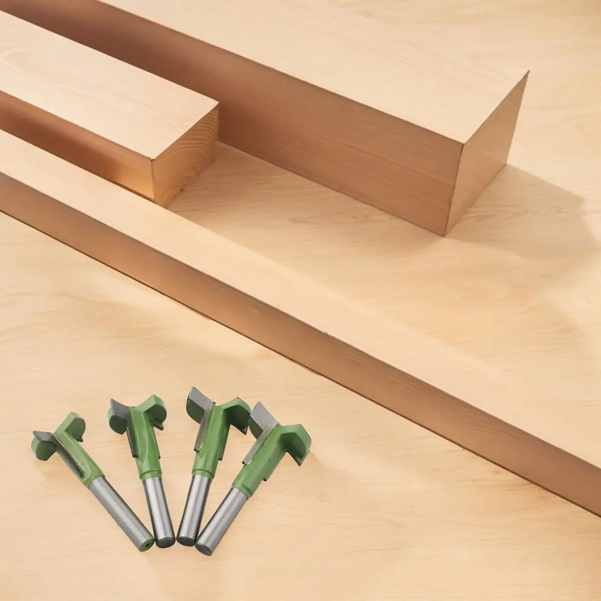 T-Slot Router Bits Set of 4 | 8mm Shank Woodworking