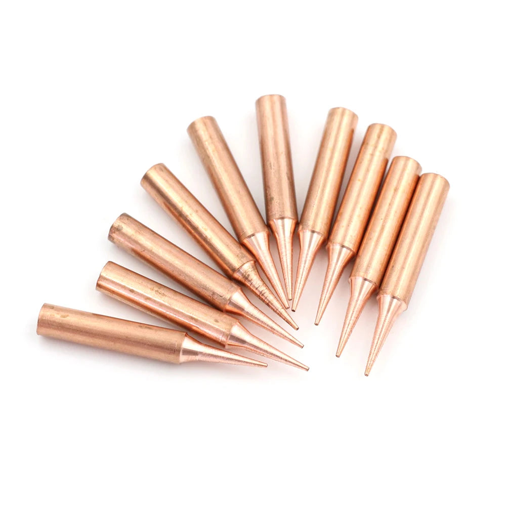 10-Pack 900M-T-I Pure Copper Soldering Tips | 936 937 Station