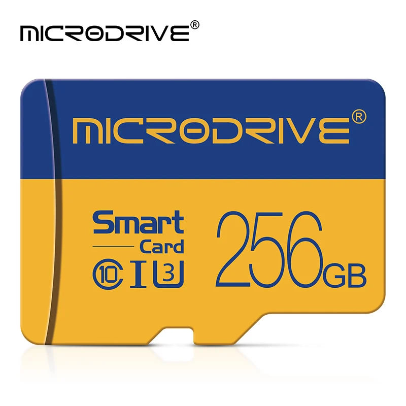 MicroDrive Micro SD Card Class 10 U3 V30 – Up to 512GB Micro SD Memory Card PRIMED 256GB