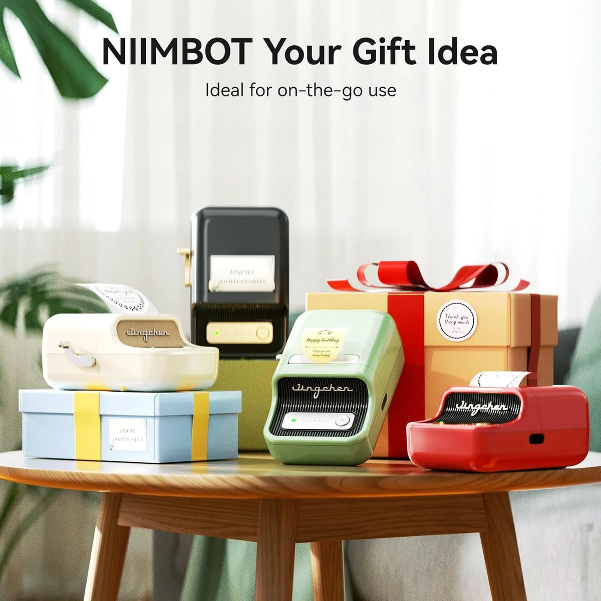 NIIMBOT B21 Bluetooth Thermal Label Maker | Portable Sticker Thermal Label Printer PRIMED