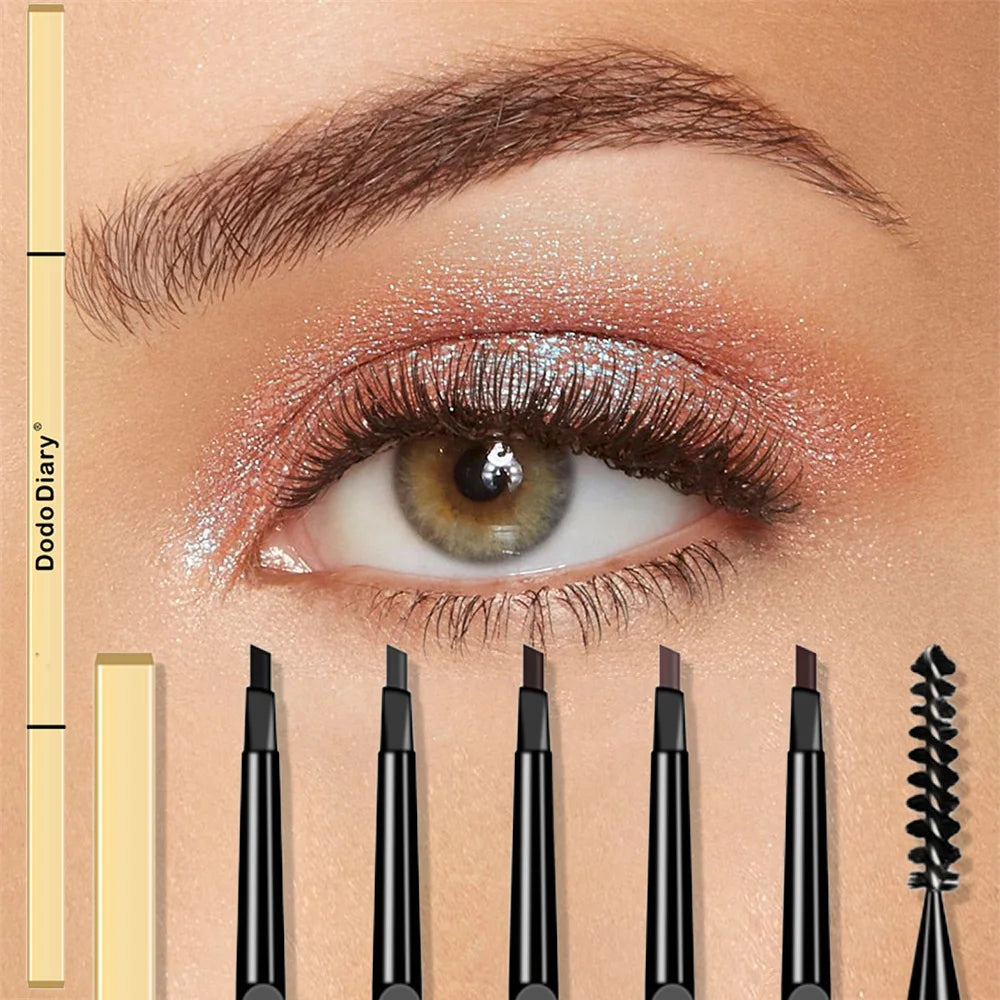 Ultra Fine Triangle Eyebrow Pencil – Waterproof Double Ended Eyebrow Pencil PRIMED