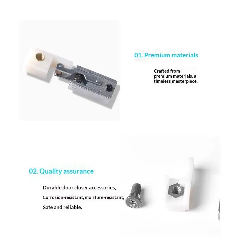 Nylon Hook Concealed Door Closer | Hidden Auto-Close Hardware