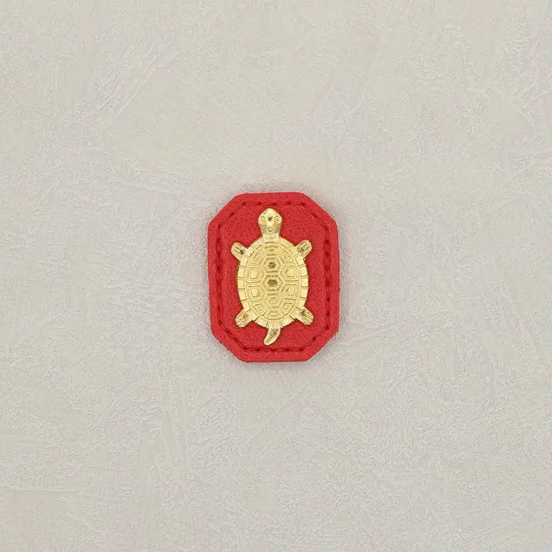 Feng Shui Lucky Golden Turtle Wallet Charm & Ornament Set