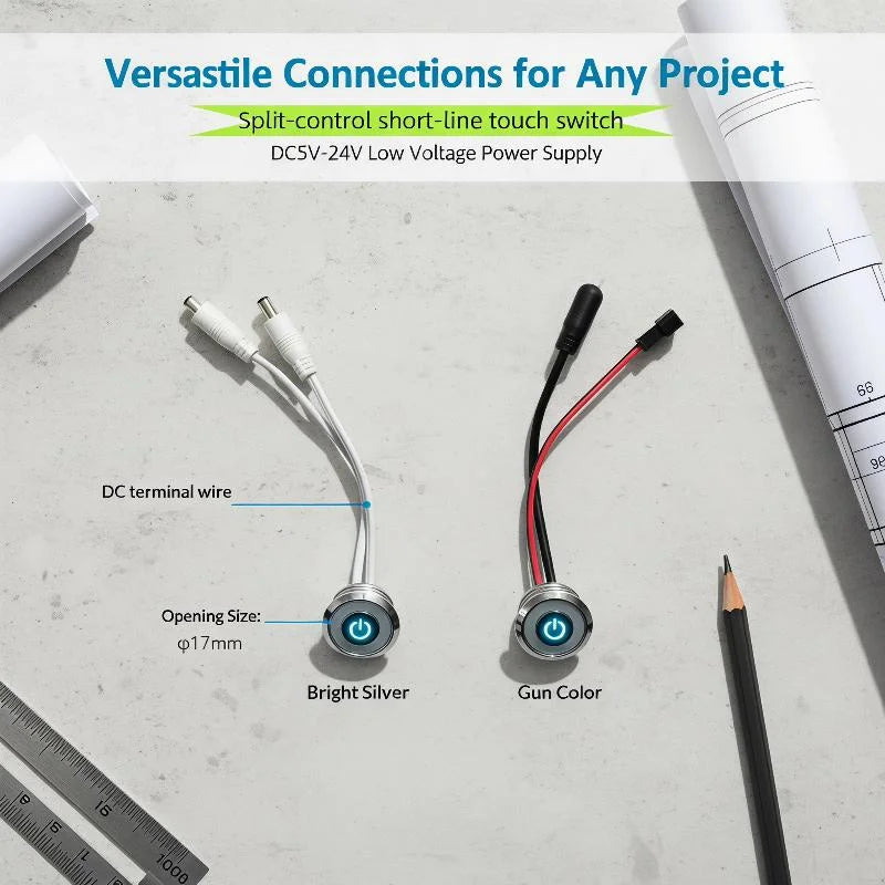 DC 5V–24V Touch Dimmer Switch for LED Strip Lights
