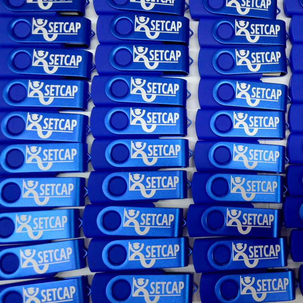 100-Pack Metal USB 2.0 Flash Drives 4–64GB Custom Logo Bulk Bulk USB Flash Drive PRIMED