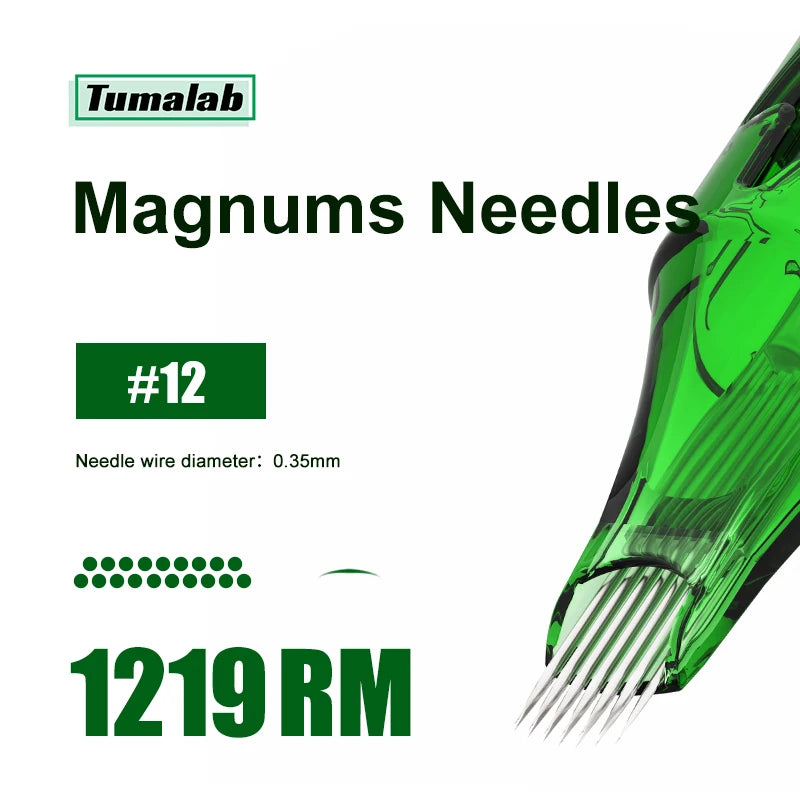 TUMAlab Tattoo Cartridge Needles – Sterilized 50+ Configs