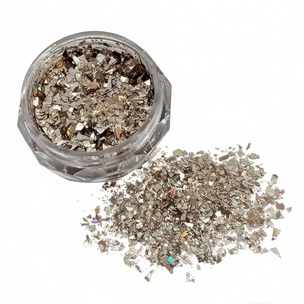 Multicolor Nail Glitter Sequins – Turtle Scale DIY Nail Art