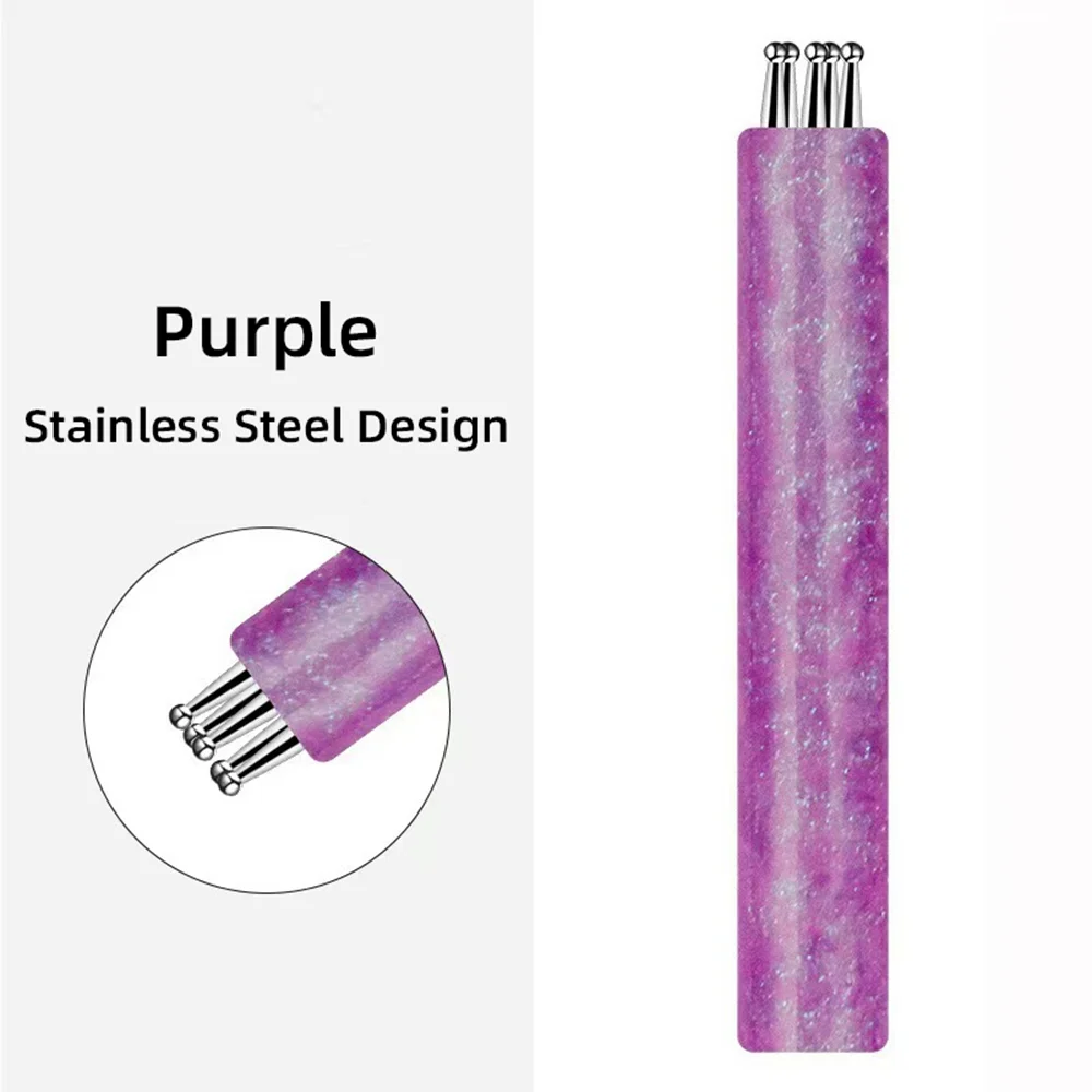 Five-Petal Flower Nail Art Dotting Pen – Diamond Setting Tool Nail Art Dotting Tool PRIMED A2