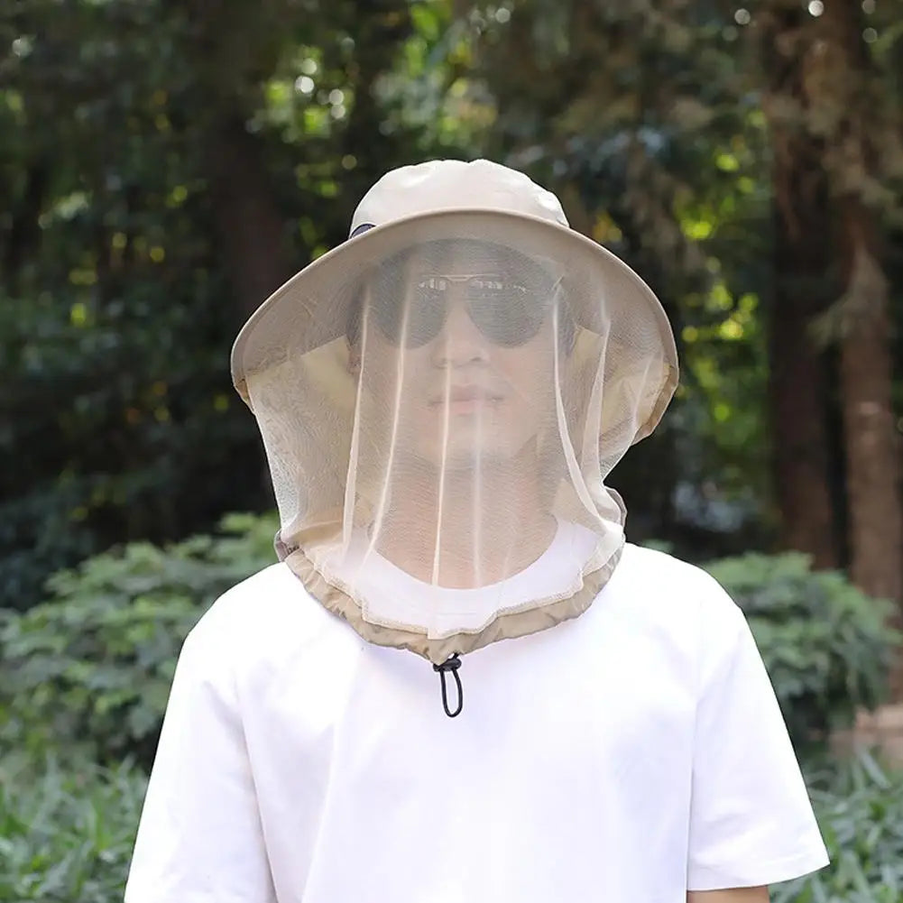 Mosquito Head Net Hat – Full Mesh Bug Protection Outdoor Cap Mosquito Net Hat PRIMED