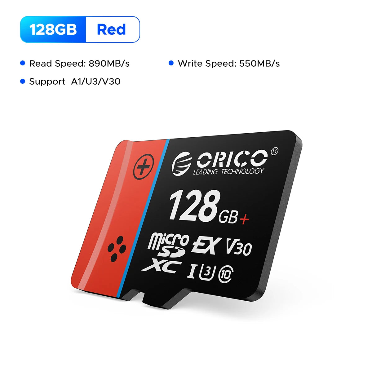 ORICO MicroSD Express Card 890MB/s C10 U3 V30 4K Gaming MicroSD Memory Card PRIMED 128 GB China Mainland
