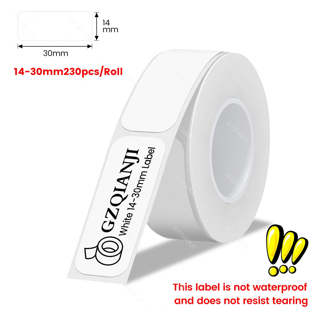 P15 Thermal Label Rolls – Multi-Size White & Transparent Stickers Thermal Label Rolls PRIMED 14-30mm230pcs promo