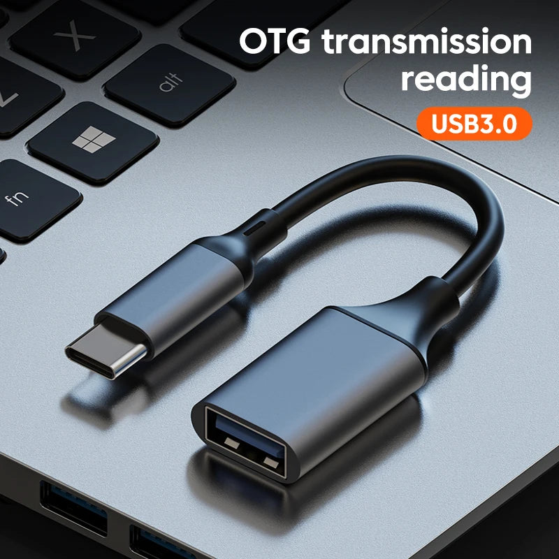 USB-C to USB 3.0 Female OTG Adapter | Fast Data Transfer