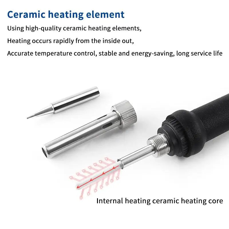 60W Adjustable Temperature Electric Soldering Iron 110V/220V
