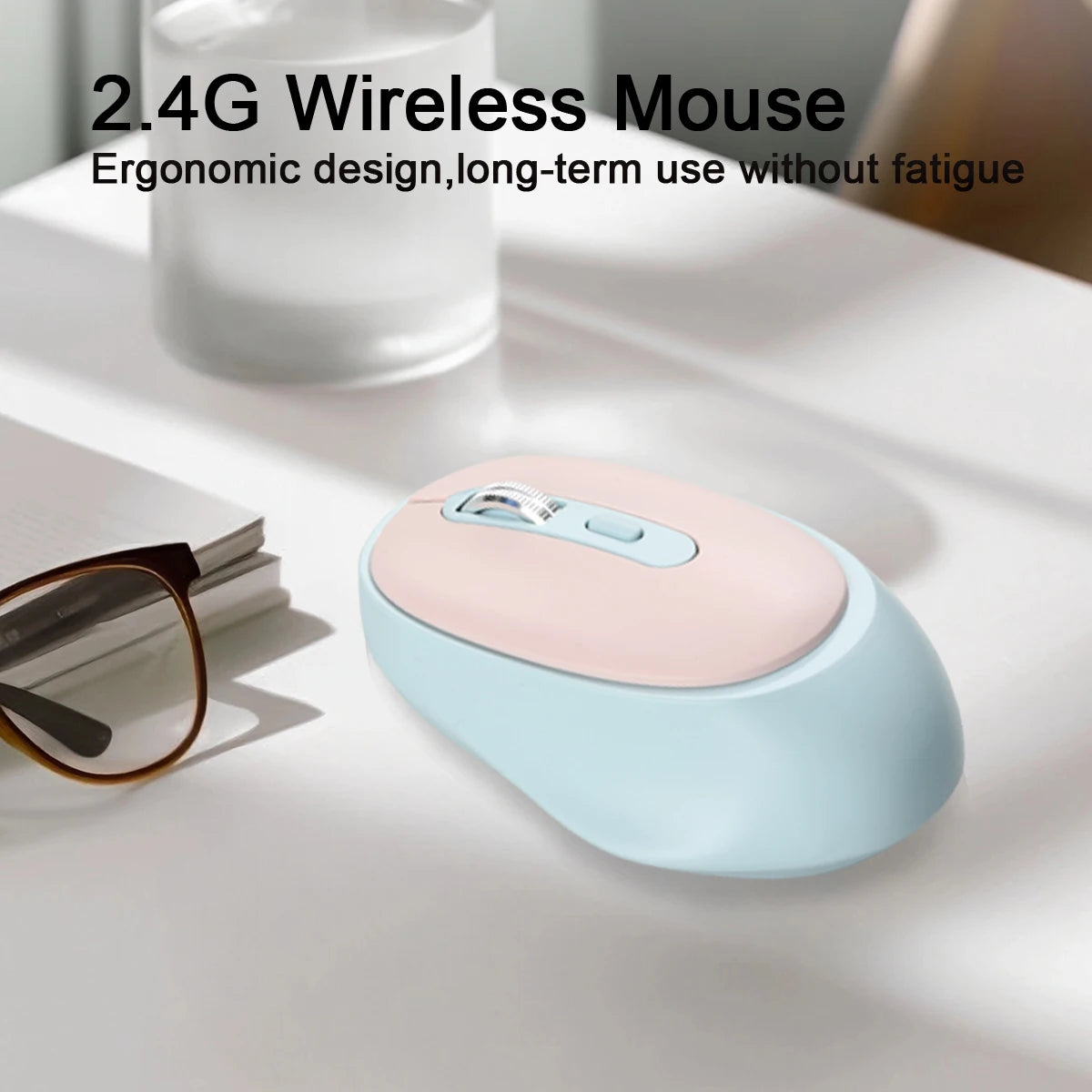 2.4G Wireless Optical Mouse – 3 DPI Levels, PC & Mac Wireless Mouse PRIMED
