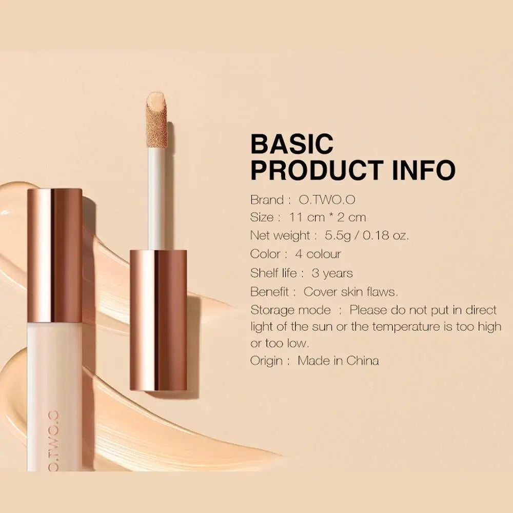 O.TWO.O Full Coverage Liquid Concealer – Waterproof 7ml