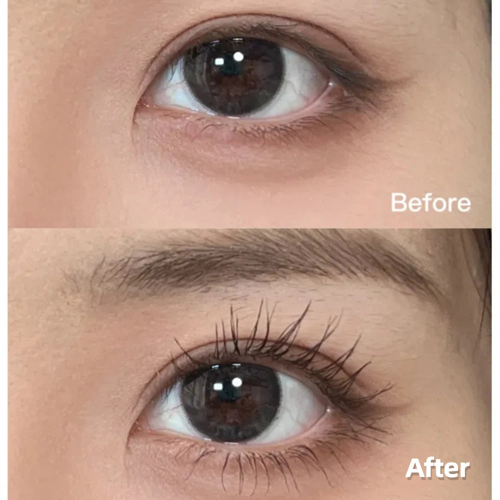 Silk Fiber Matte Mascara – Waterproof Lengthening Brush