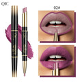 QIC 2-in-1 Waterproof Matte Lip Liner & Lipstick Pencil Lip Liner Pencil PRIMED 02