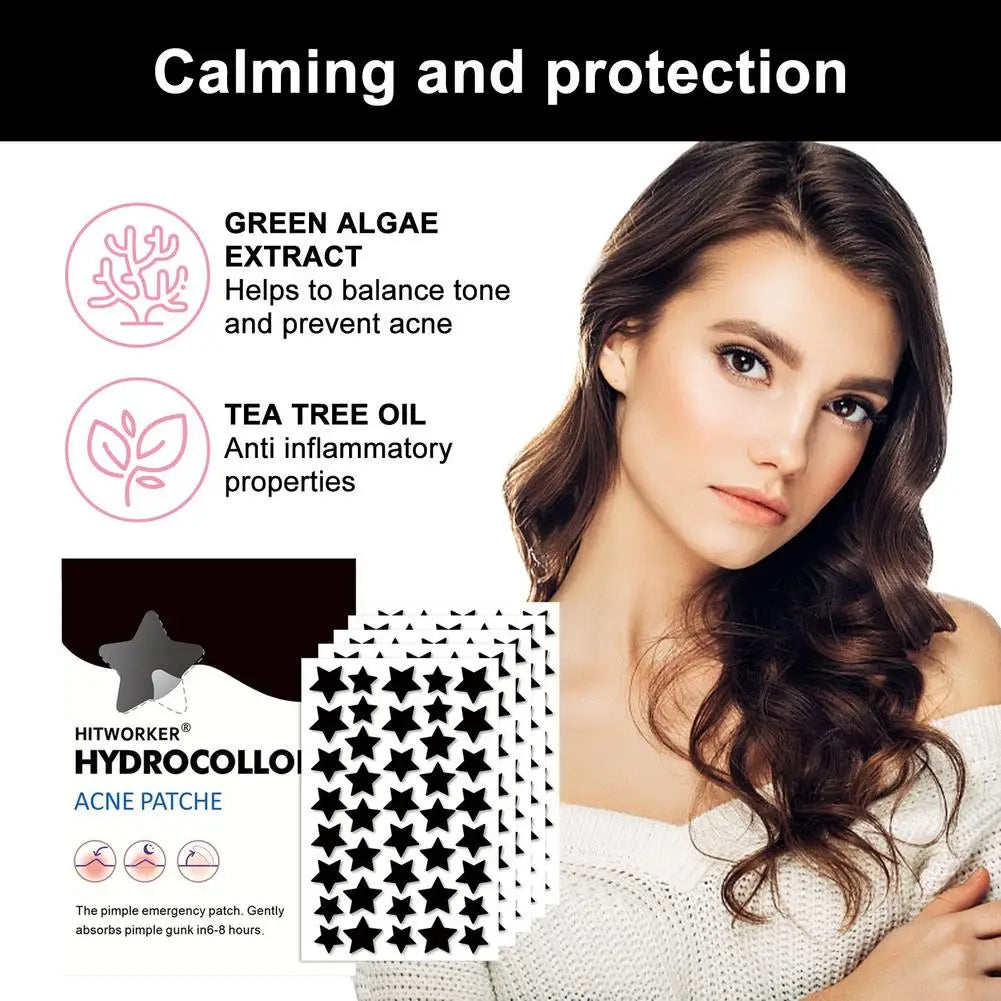 Star Shaped Hydrocolloid Acne Patches 200/400 Pcs | Alcohol-Free