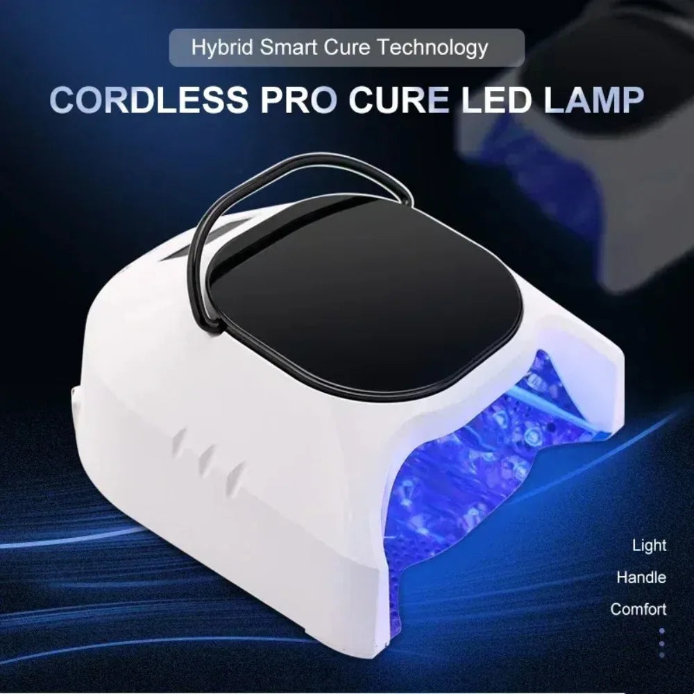 86W Rechargeable UV LED Nail Lamp | Mirror Interior, 42 Beads UV LED Nail Lamp PRIMED