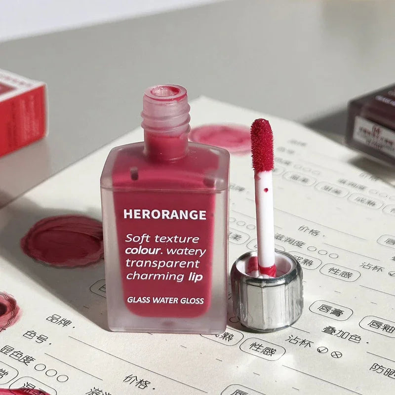 Water-Glow Mirror Lip Gloss – Hydrating Korean Lip Tint