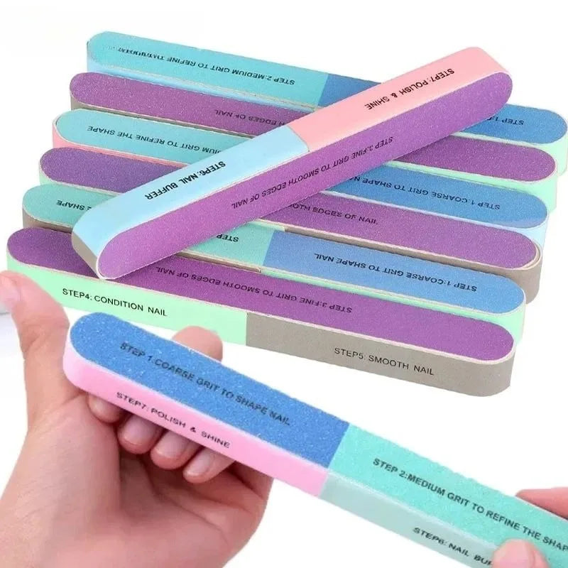Professional Nail Polishing & Shaping File Bands – Home & Salon