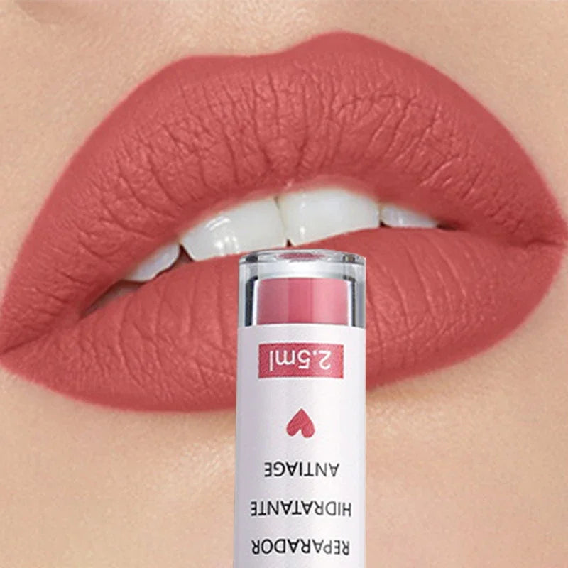 Fafamoon Rose Red Matte Liquid Lipstick – Waterproof Lip Glaze Matte Liquid Lipstick PRIMED