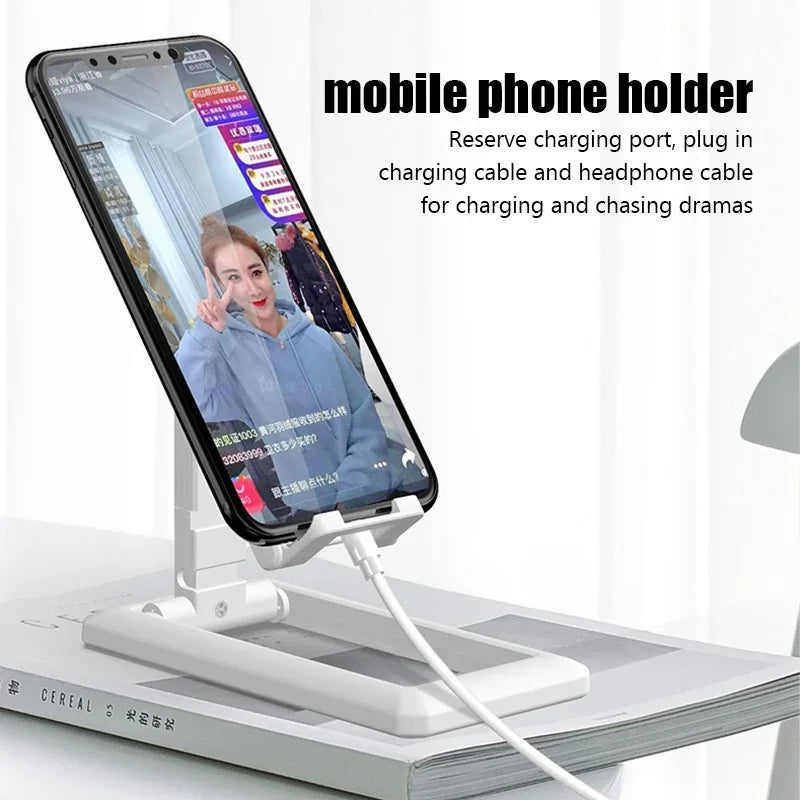 Foldable Desktop Phone & Tablet Stand – Adjustable Holder Phone & Tablet Stand PRIMED