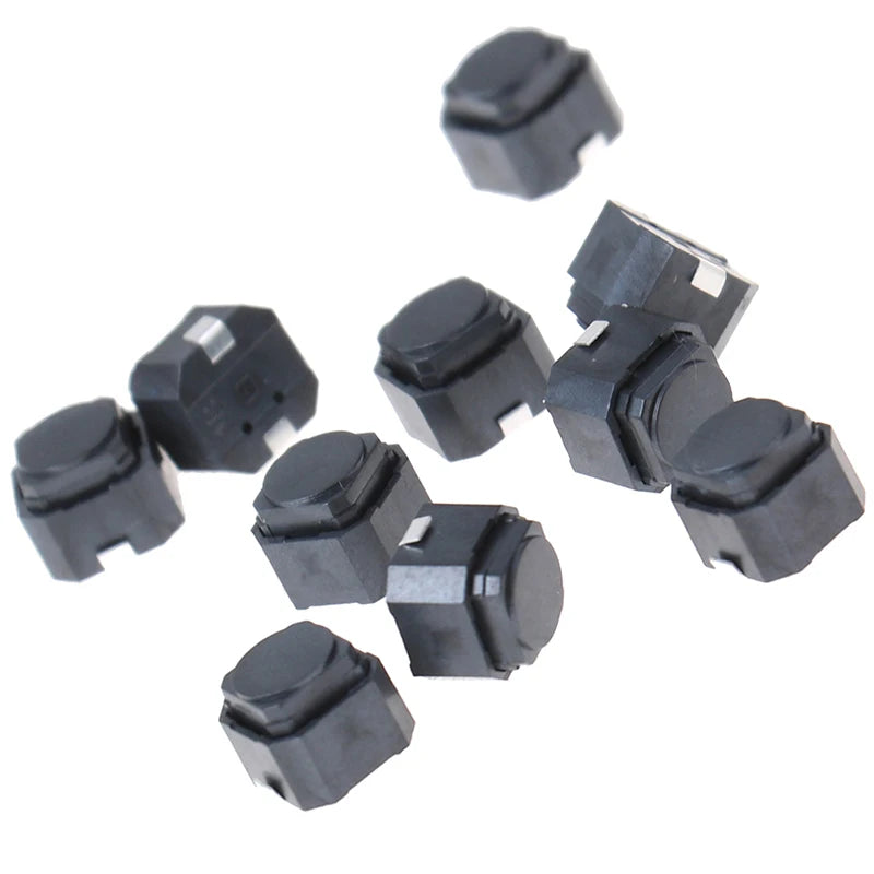 10Pcs SMD Silent Tact Switch Silicone Touch Button 6x6x5mm Tactile Switch PRIMED 10PCS