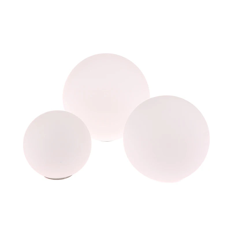 White Glass Lamp Shade Globe – E14/E27 Bulb Fitter Replacement