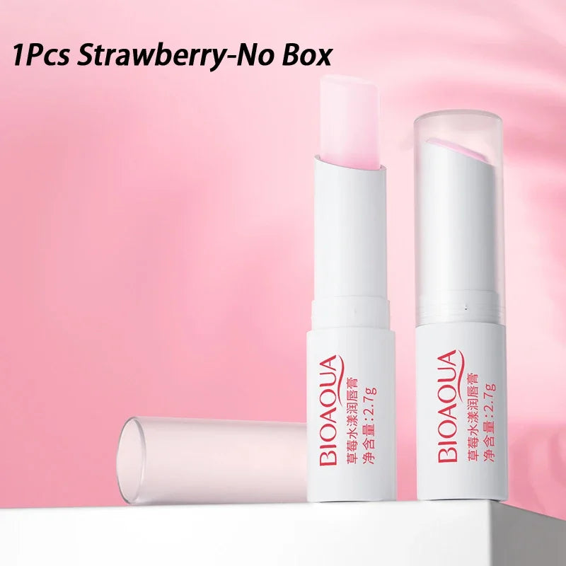 Strawberry Lip Balm – Moisturizing Jelly Lip Care & Primer