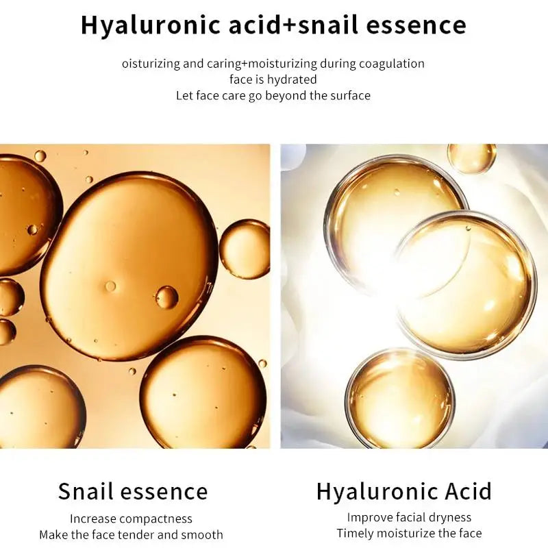 Snail Mucin & Hyaluronic Acid Serum – Hydrating Face Essence