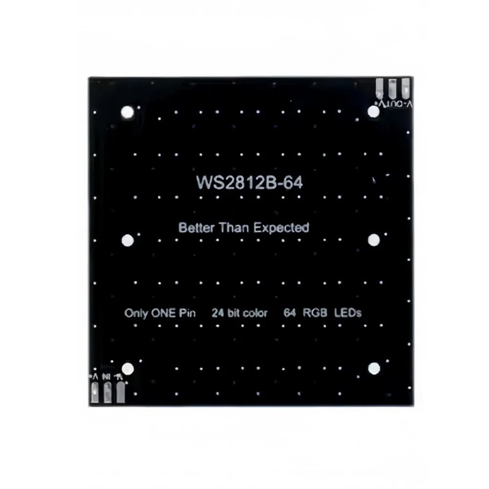 WS2812B 8x8 RGB LED Matrix Module – 64 Addressable Pixels RGB LED Matrix Module PRIMED