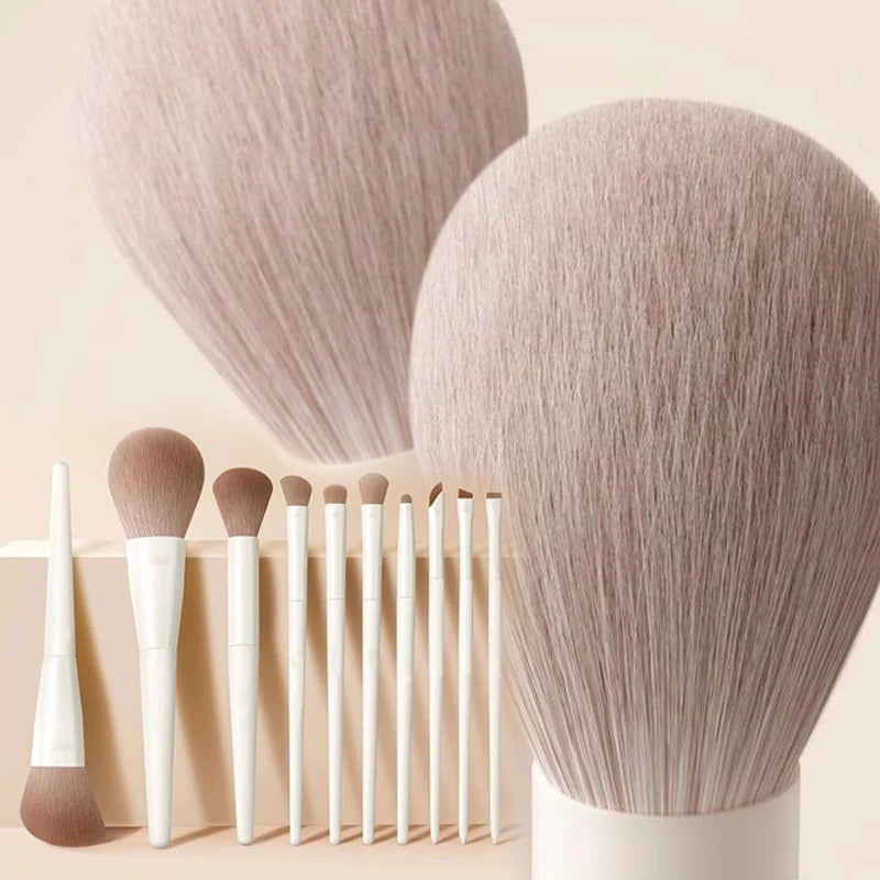 Cloud Porcelain Makeup Brush Set 7/10/12 Pcs | Professional Kit