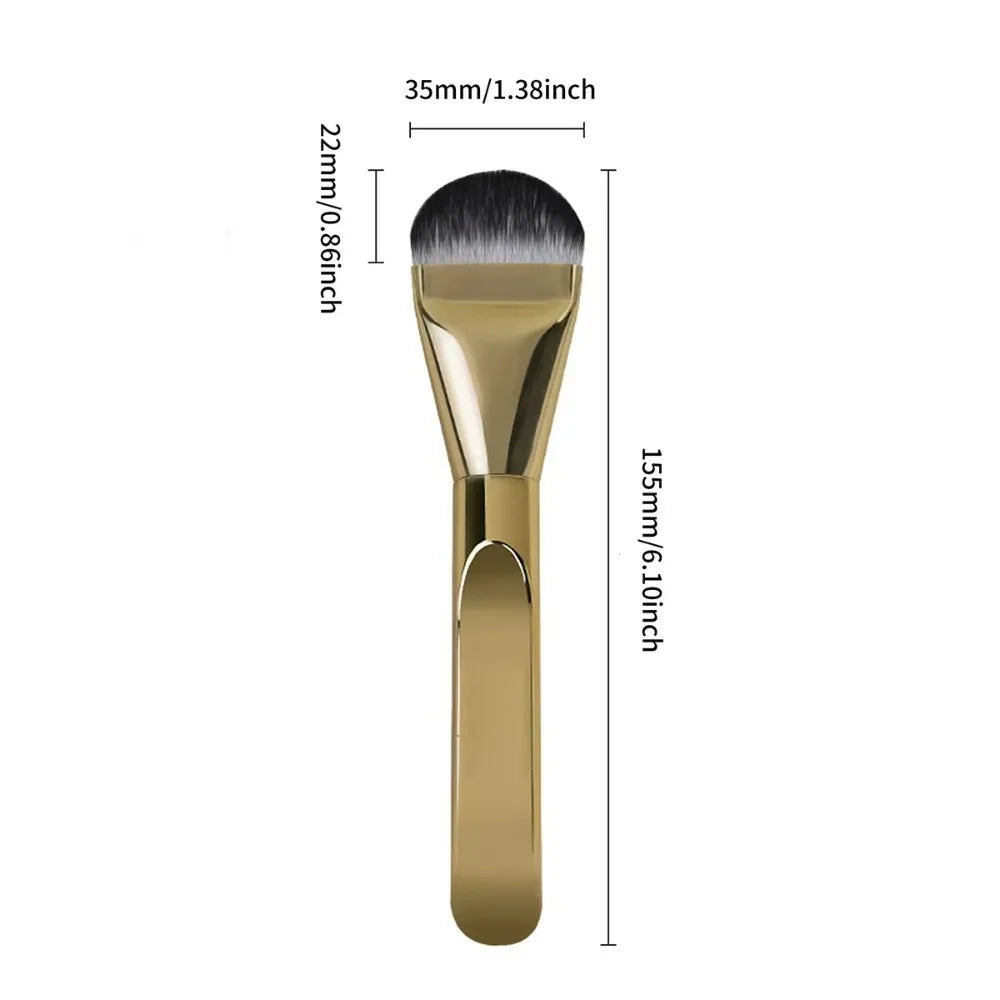 Ultra-Thin Flat Foundation & Concealer Brush – Soft Synthetic