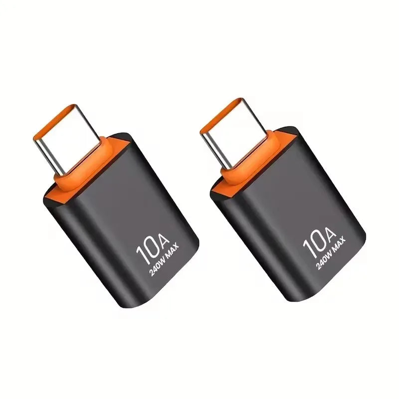 USB-C to USB-A OTG Adapter | Type-C Male to USB Female USB OTG Adapter PRIMED 2pcs Type C Male