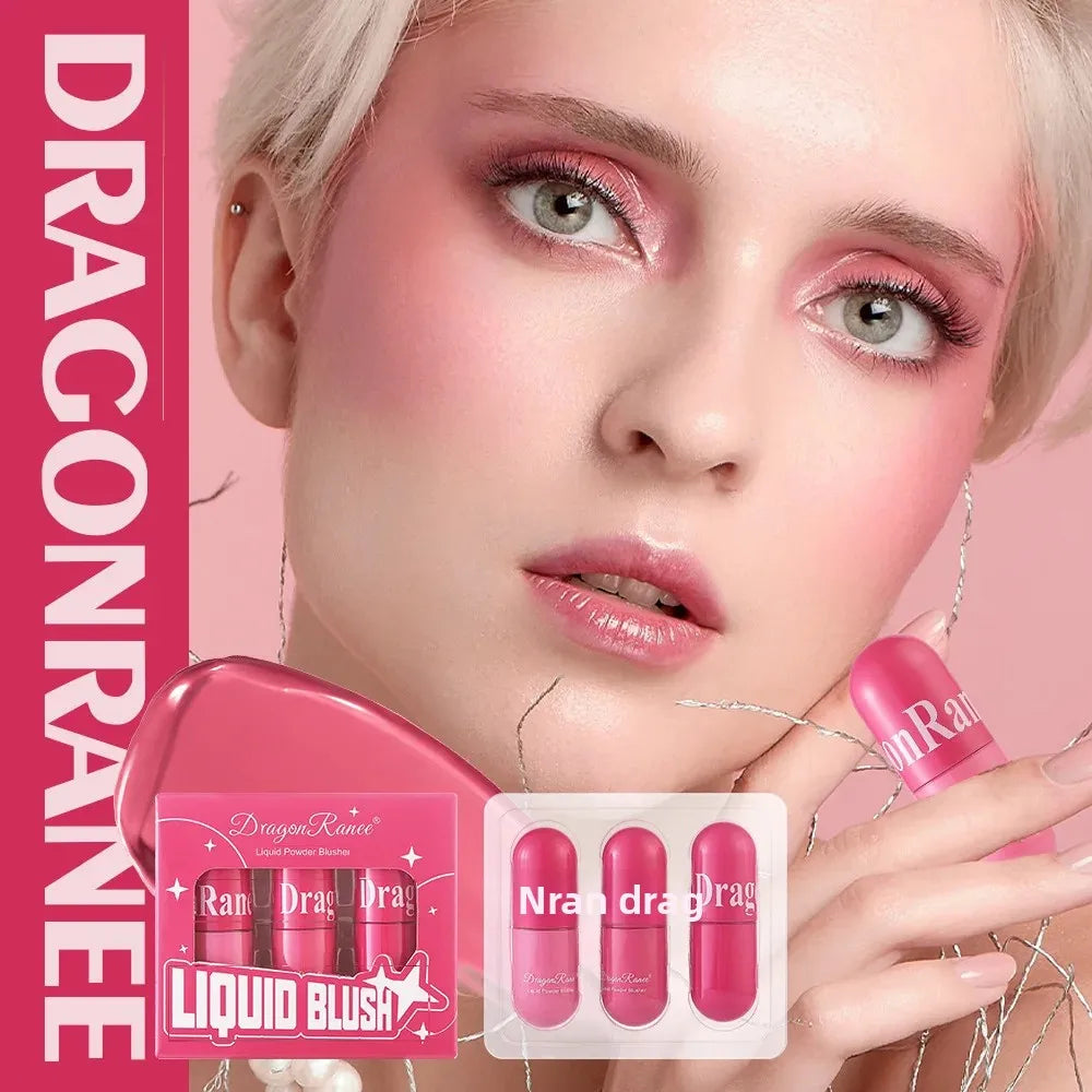 Dragon Ranee Liquid Blush Set – Waterproof, Long-Lasting Liquid Blush Set PRIMED