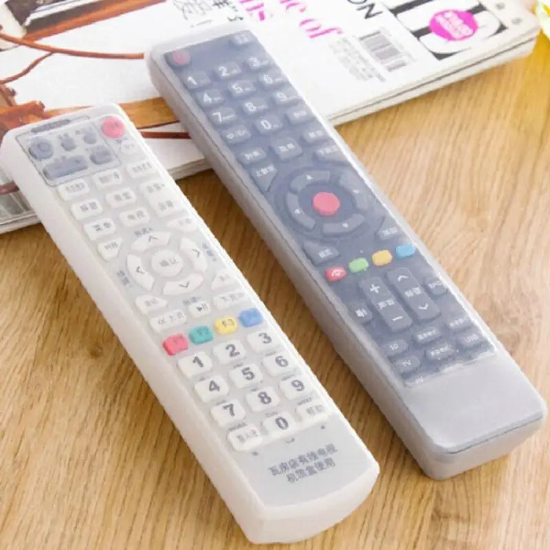 Clear Silicone TV Remote Control Cover – Protective Sleeve