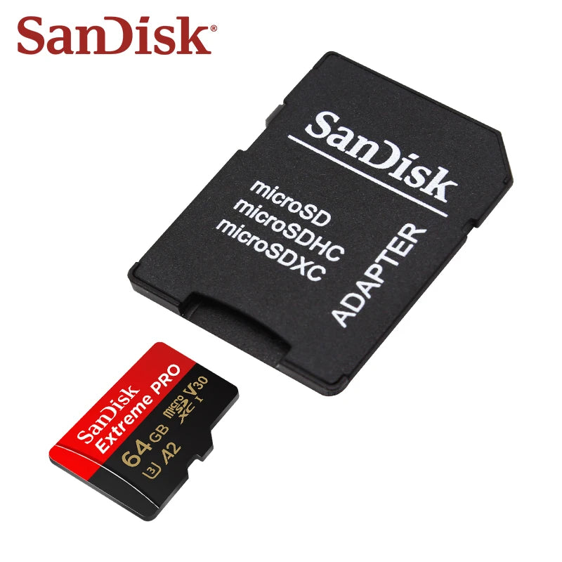 SanDisk Extreme Pro Micro SD Card 64GB–1TB A2 V30 UHS-I Micro SD Card PRIMED