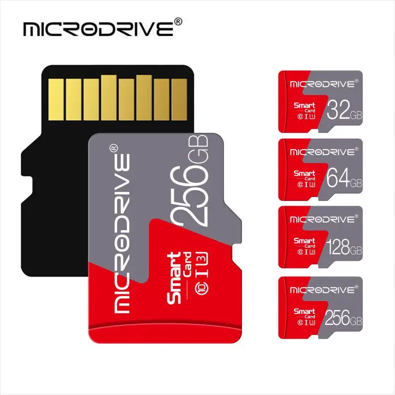 MicroDrive Micro SD Card Class 10 U3 V30 | 4GB–256GB Micro SD Card PRIMED
