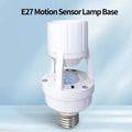 E27 PIR Motion Sensor Bulb Socket Adapter 100–240V Auto Light Motion Sensor Adapter PRIMED E27 Motion Sensor