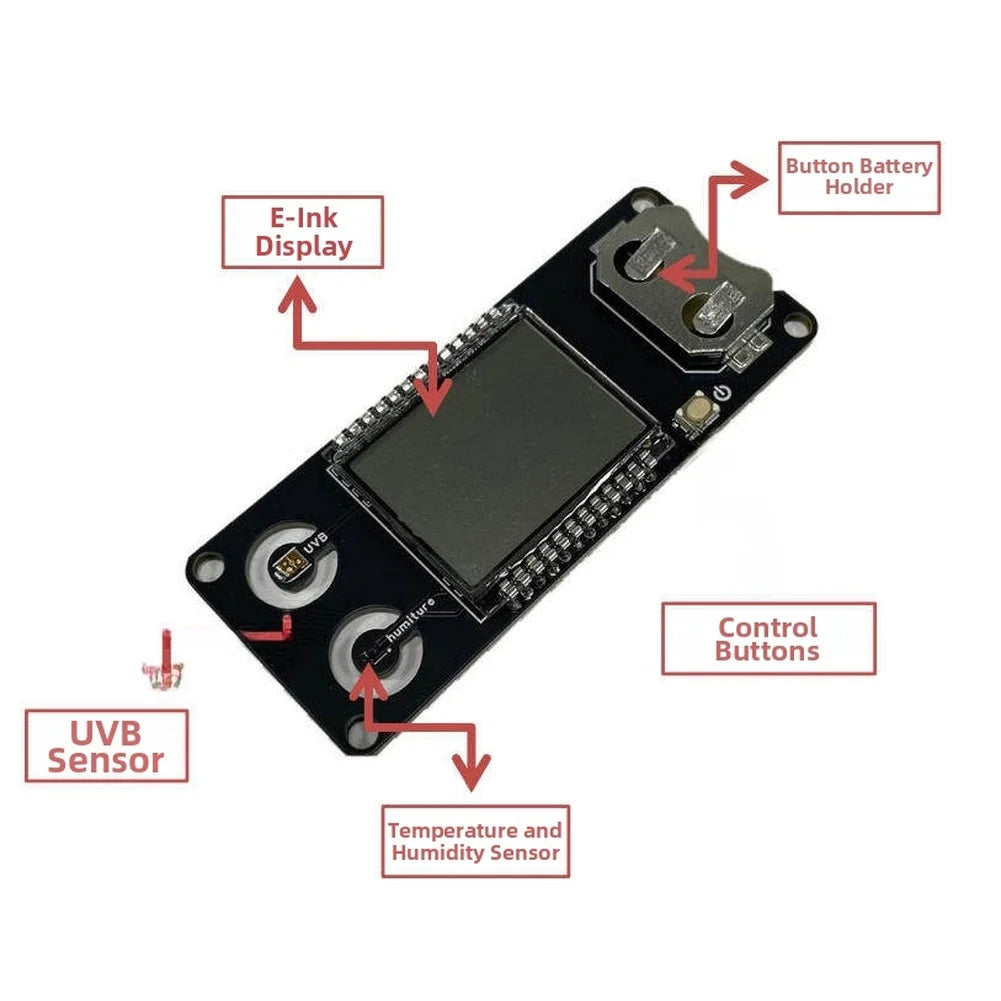UVB Temperature & Humidity Sensor Module for Reptile Enclosures
