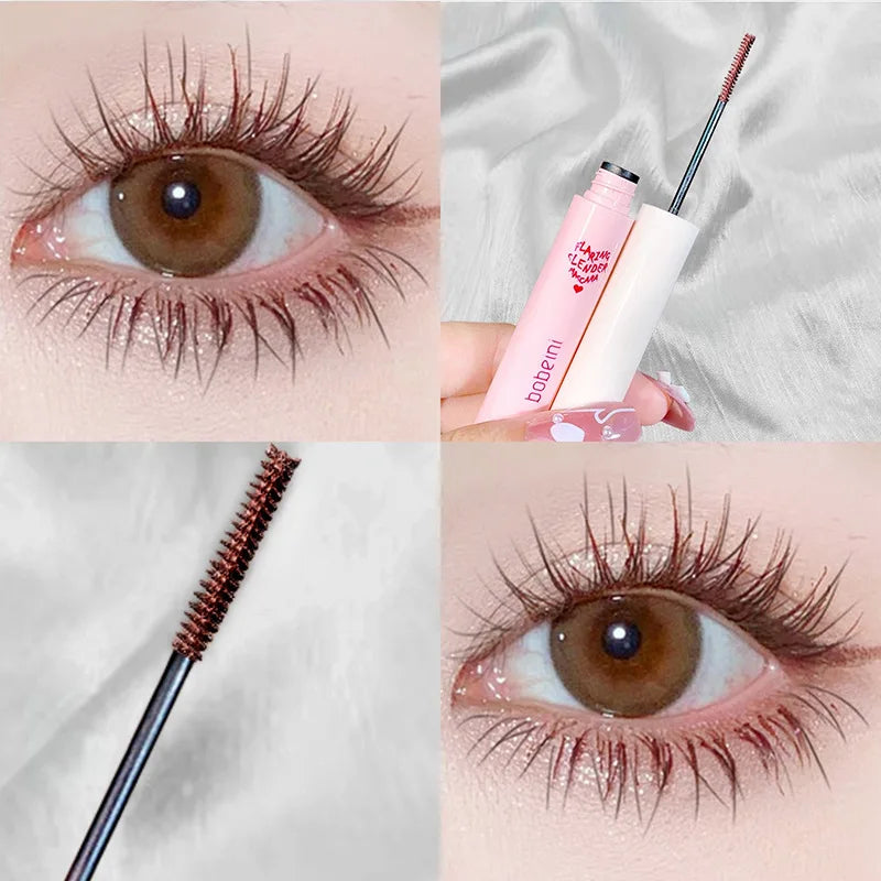 Ultra-Fine Waterproof Mascara – Curling, Lengthening, Brown