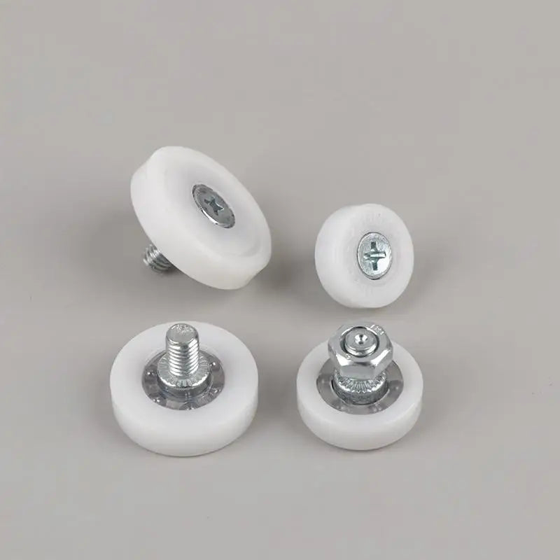 4Pcs M6 Nylon Sliding Door Roller Wheels with Screw – Cabinet