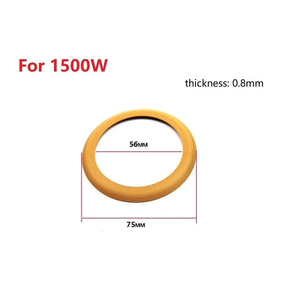 PTFE Piston Ring for Air Compressor 550W–1500W | Yellow