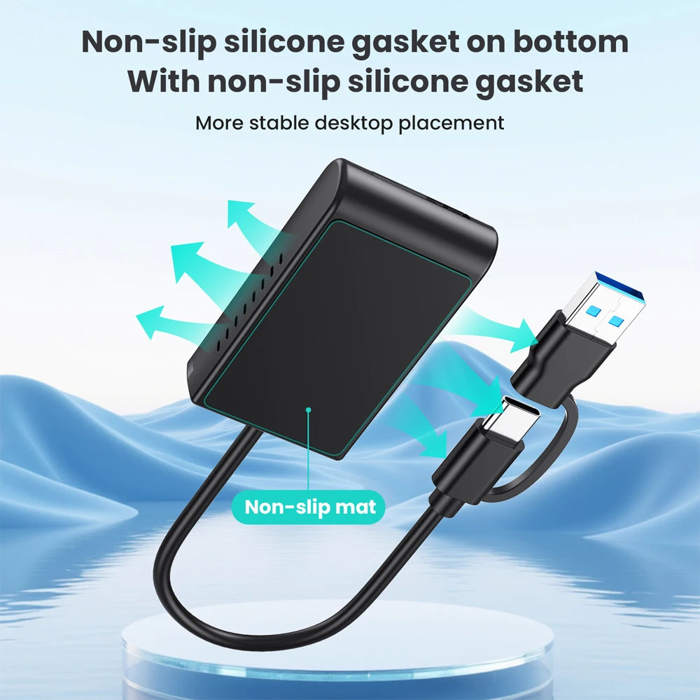 10Gbps USB-C M.2 NVMe SSD Enclosure – Toolless Mac & Windows SSD Enclosure PRIMED