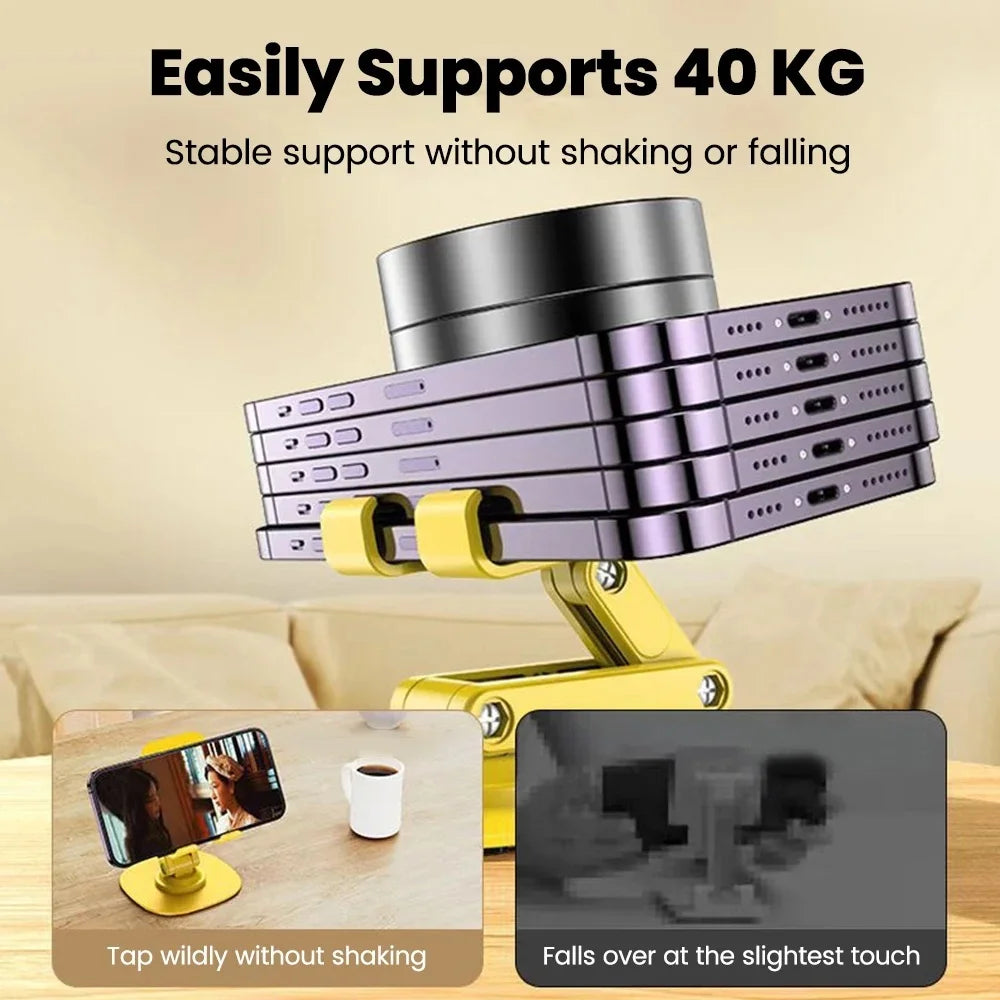 Universal 360° Rotating Phone Stand – Foldable Desktop Holder Phone Stand PRIMED
