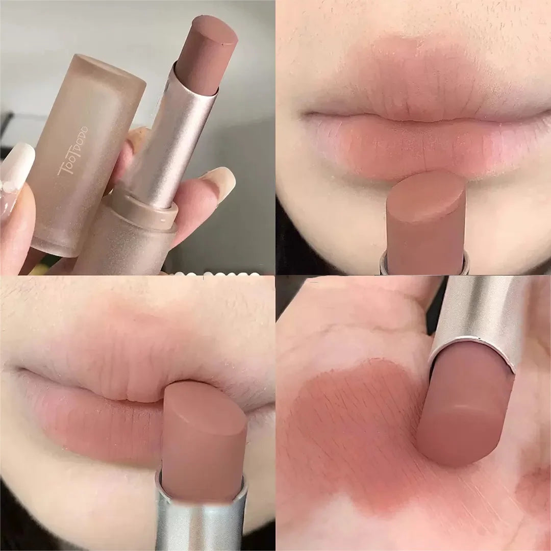 Velvet Matte Lipstick – Waterproof Nude Lip Tint Non-Transfer