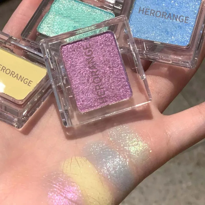 HERORANGE Waterproof Matte Glitter Eyeshadow Cream | 8 Colors Eyeshadow Cream PRIMED