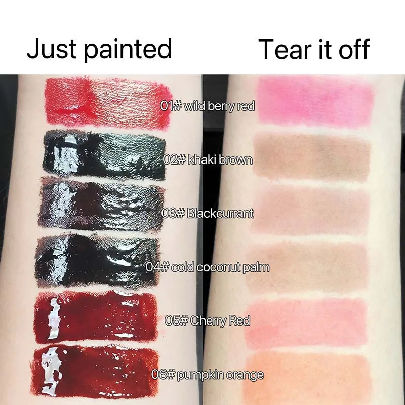 Peel-Off Matte Lip Stain | Waterproof Long-Lasting Lip Tint Peel-Off Lip Stain PRIMED