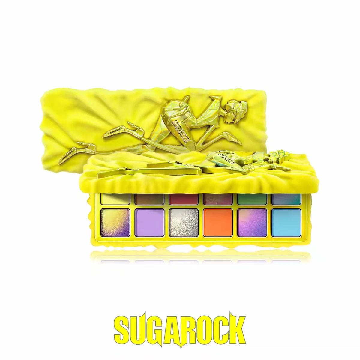 Sugarock 12-Color Eyeshadow Palette – Shimmer & Matte
